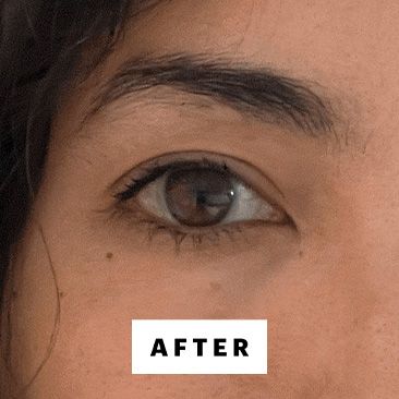 Pai after applying Lancôme's Lash Idôle Waterproof Mascara