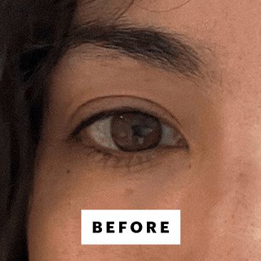 Pai before applying Lancôme's Lash Idôle Waterproof Mascara